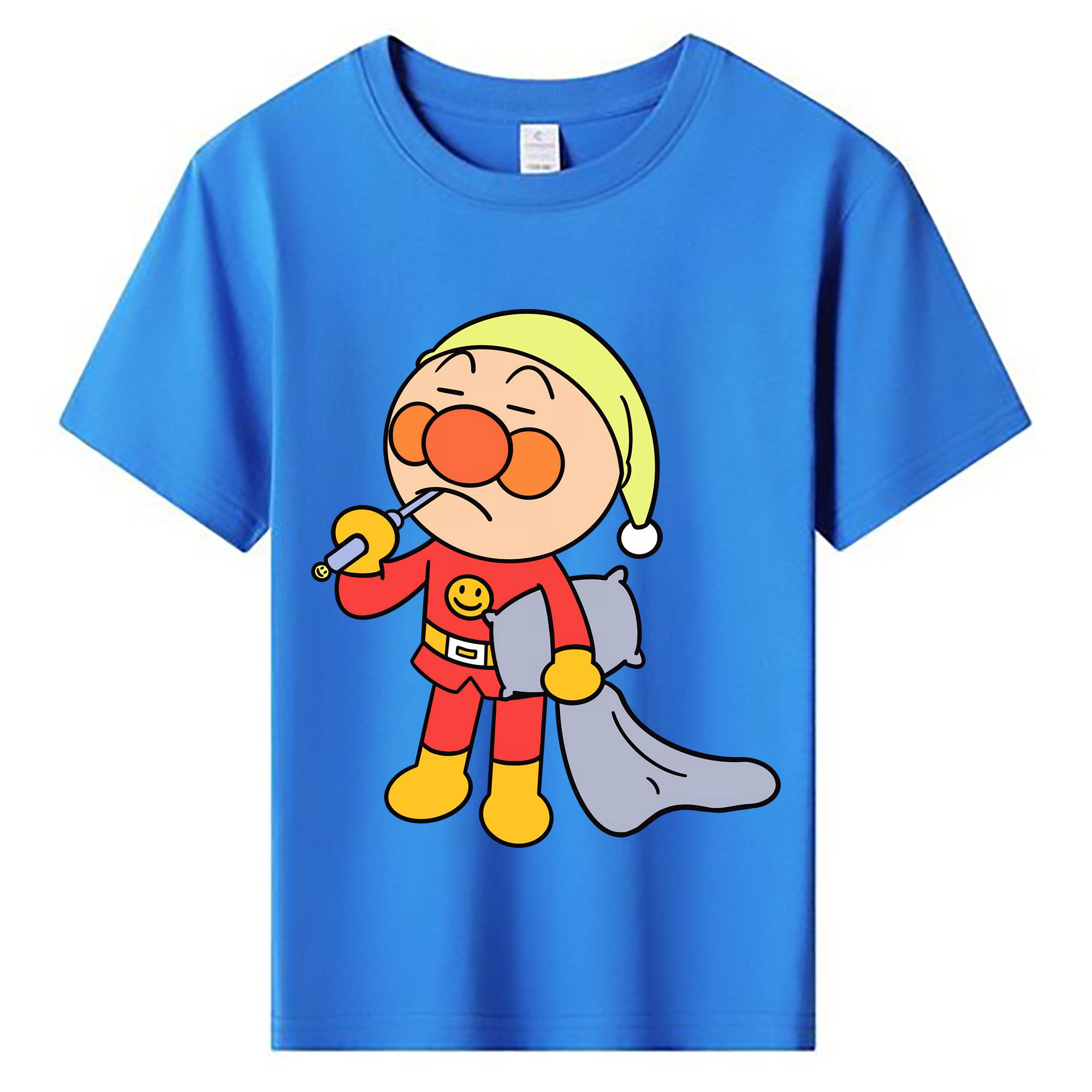 （画像用） アンパンマン Anpanman 綿100％キッズTシャツ（フロントプリント）
